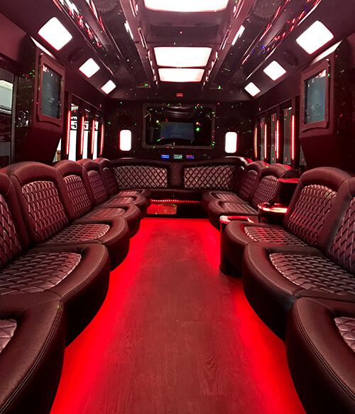 More room available in our party buses